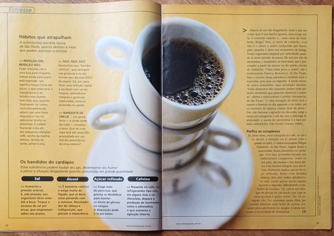 | Casa do Colecionador 5a3.ir Revista saúde é vital especial 43. Estresse Atividade física Ansiedade