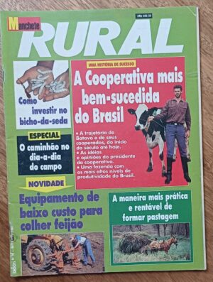 5a4. Revista Manchete Rural 78. Cooperativa Bicho da seda Feijão Pastagem