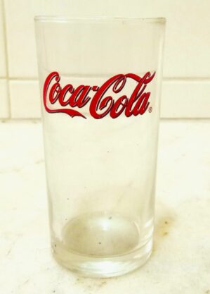 Antigo Copo em Vidro - Coca Cola - Anos 80