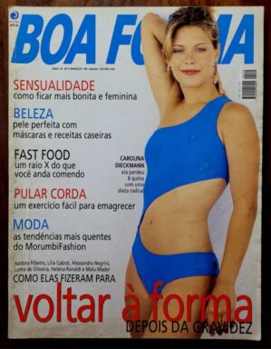 Boa forma Nº 098 - Carolina Dieckman (Março 1998)