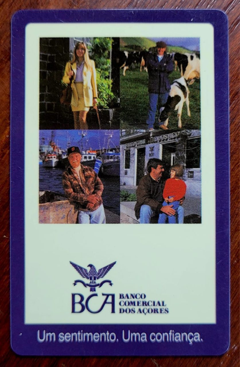 | Casa do Colecionador Calendário de Bolso (Tema Propaganda) Banco Comercial dos Açores - Ano 1997