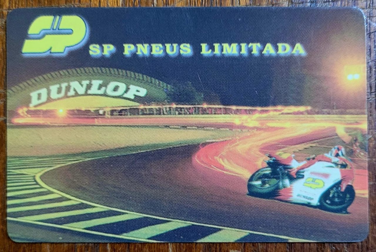 | Casa do Colecionador Calendário de Bolso (Tema Propaganda) SP Pneus Limitada - Ano 1997