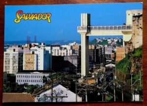 Cartão Postal - Bahia (Salvador) Elevador Lacerda e Cidade Baixa