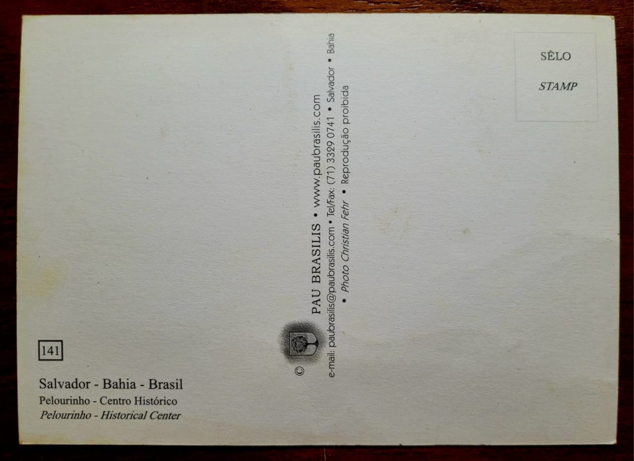| Casa do Colecionador Cartão Postal - Bahia (Salvador) Pelourinho - Centro Histórico