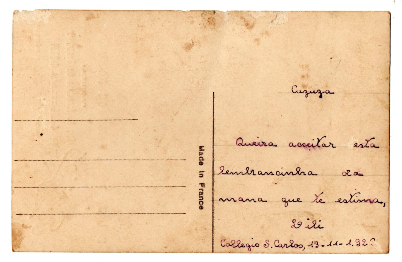 | Casa do Colecionador Cartão Postal de Propaganda - Bombons Beijos Mapa Do Coraçao - 1922