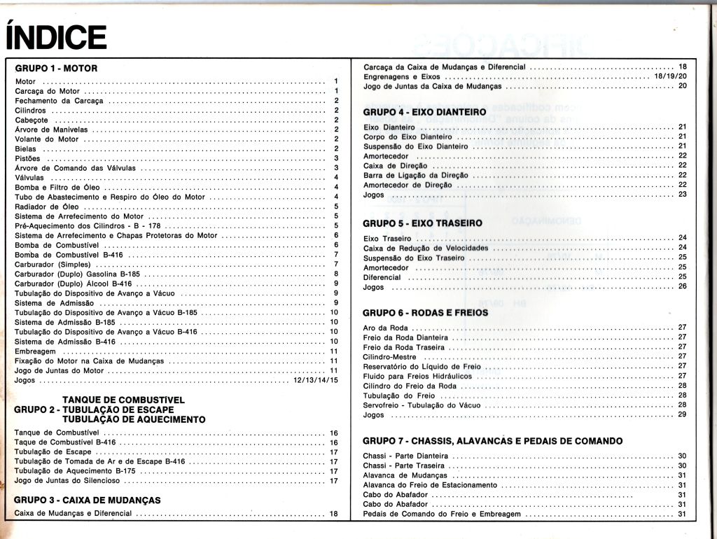 | Casa do Colecionador Catalogo Simplificado De Peças - Textos - Kombi 1982