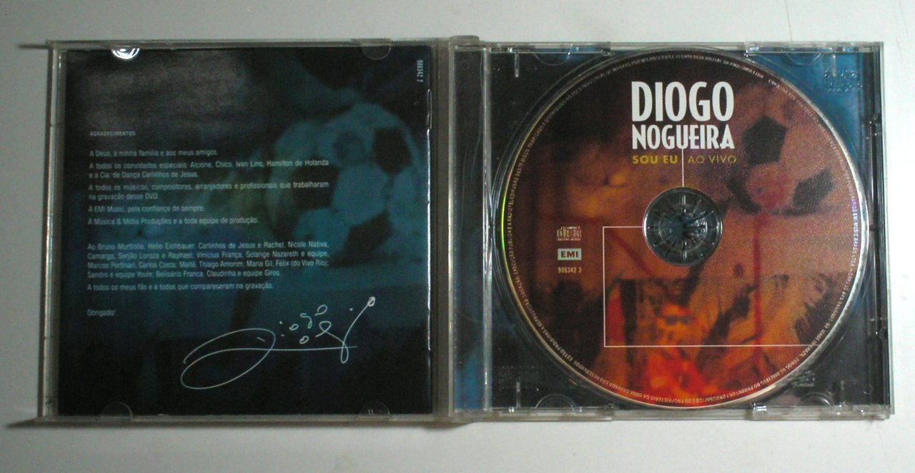 | Casa do Colecionador Diogo Nogueira - CD - Chico Buarque, Ivan Lins, Alcione e Hamilton de Holanda - Sou eu ao vivo - Grandes Sucessos da época - P. 2010