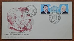 Envelope FDC (1º Dia de Circulação) RHM FDC-548 - Campos Salles e Prudente de Moraes - 14/11/1991