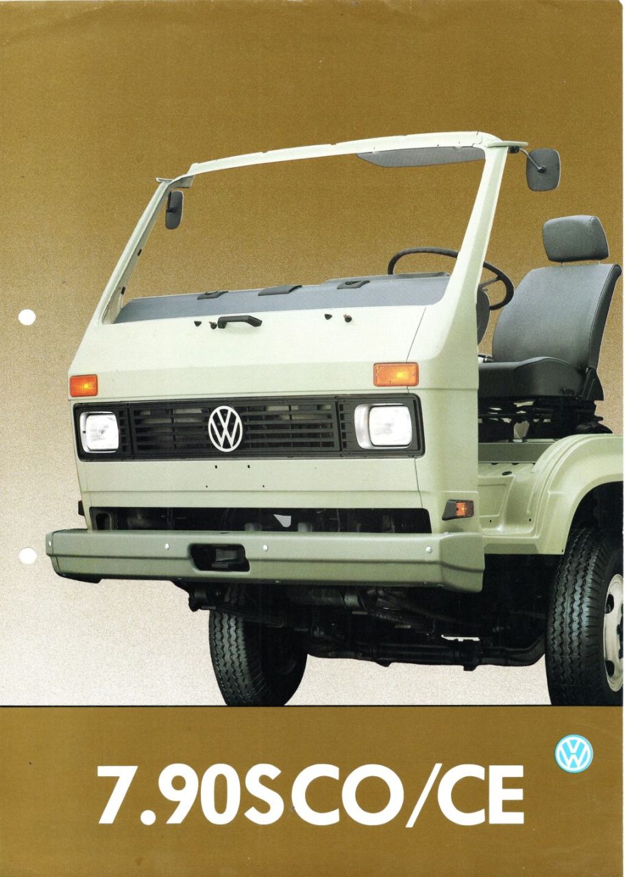 | Casa do Colecionador Folder Propaganda Caminhao Volkswagen 7.90SCO/CE - Anos 80