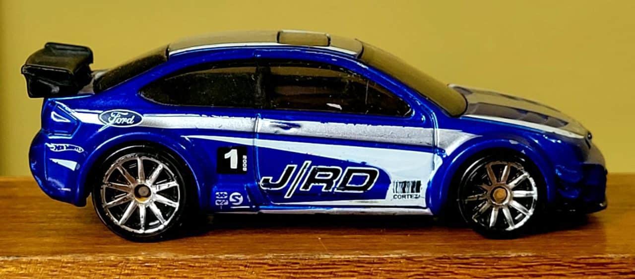 | Casa do Colecionador Hot Wheels 2008 Ford Focus™ J/RD Racing Azul (1ª Edição)