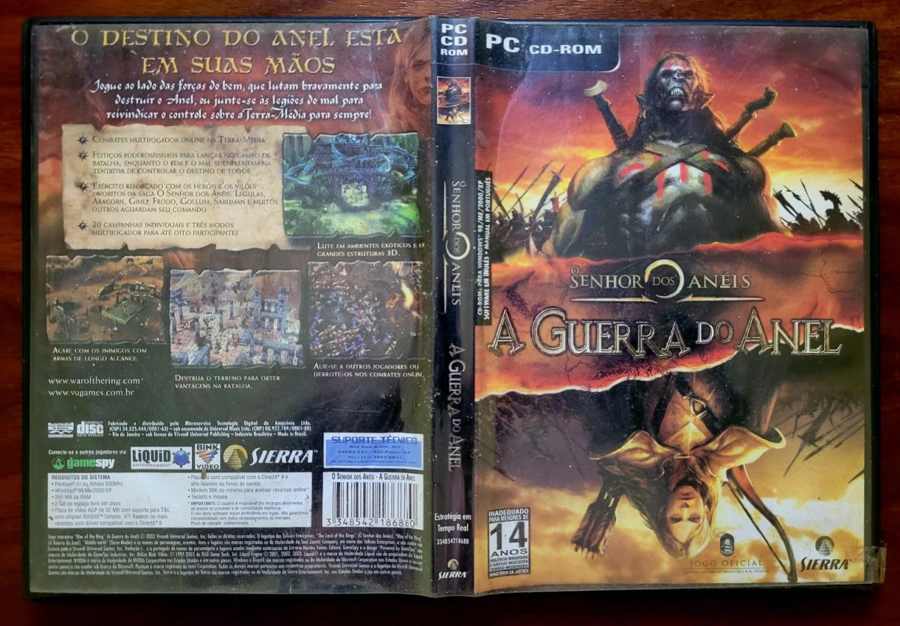 | Casa do Colecionador Jogo PC - O Senhor dos Anéis: A Guerra do Anel
