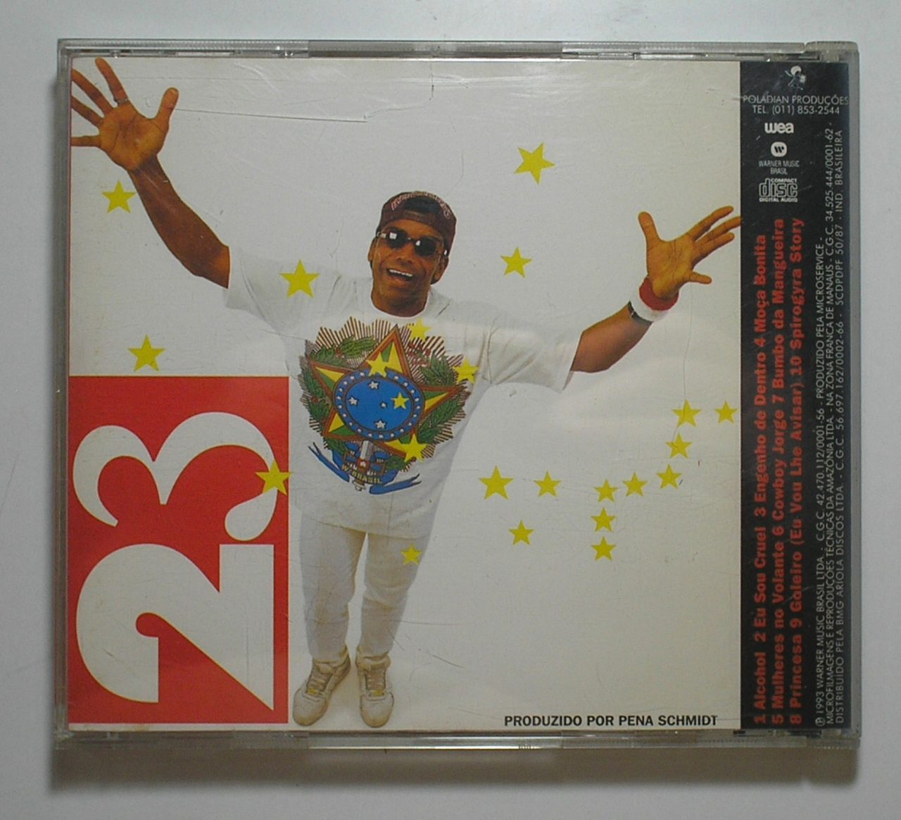 | Casa do Colecionador Jorge Ben Jor - CD - Grandes Sucessos da época / São Jorge / - P. 1993