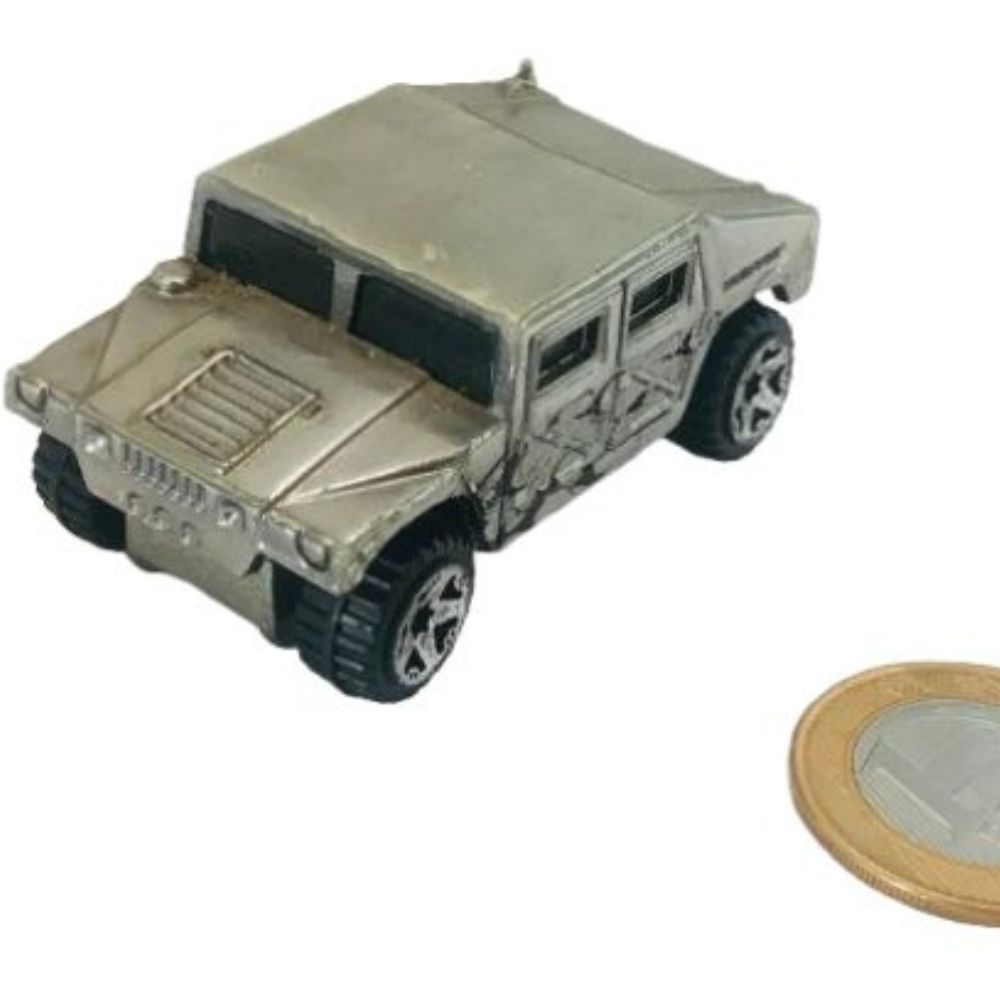 | Casa do Colecionador MINIATURA HOT WHEELS HUMVEE PRATEADO GENERAL CORP.