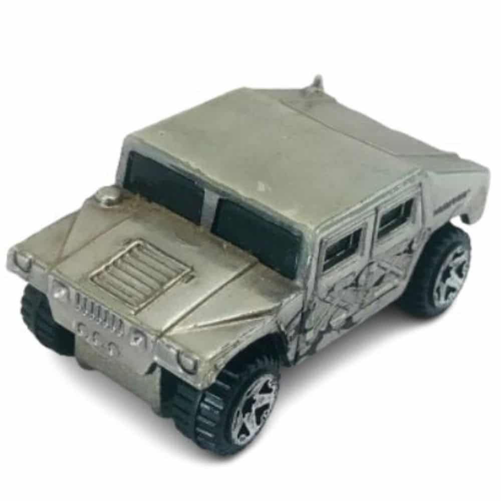| Casa do Colecionador MINIATURA HOT WHEELS HUMVEE PRATEADO GENERAL CORP.