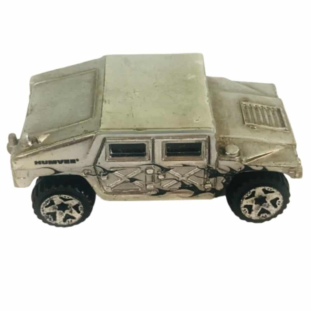 | Casa do Colecionador MINIATURA HOT WHEELS HUMVEE PRATEADO GENERAL CORP.