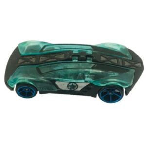 MINIATURA HOT WHEELS SPLIT DECISION POLICE GREEN.