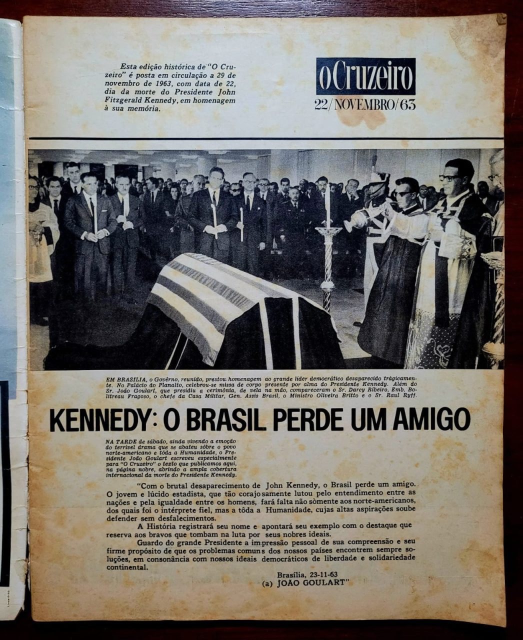 | Casa do Colecionador O Cruzeiro Extra - Edição Histórica da Morte de John F. Kennedy - 1963