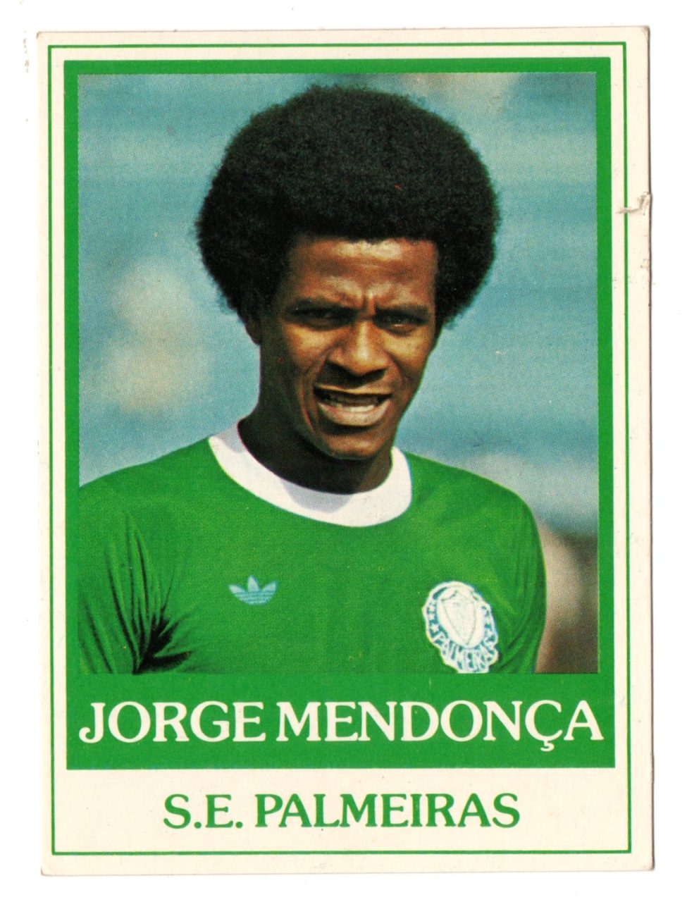 | Casa do Colecionador Ping Pong Futebol Cards Sociedade Esportiva Palmeiras - Nº 27 - Jorge Mendonça