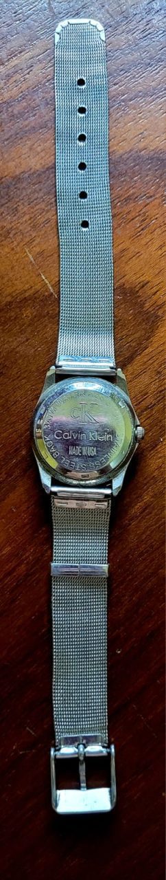 | Casa do Colecionador Relógio de Pulso Calvin Klein - Estilo Clássico (Anos 90/2000)
