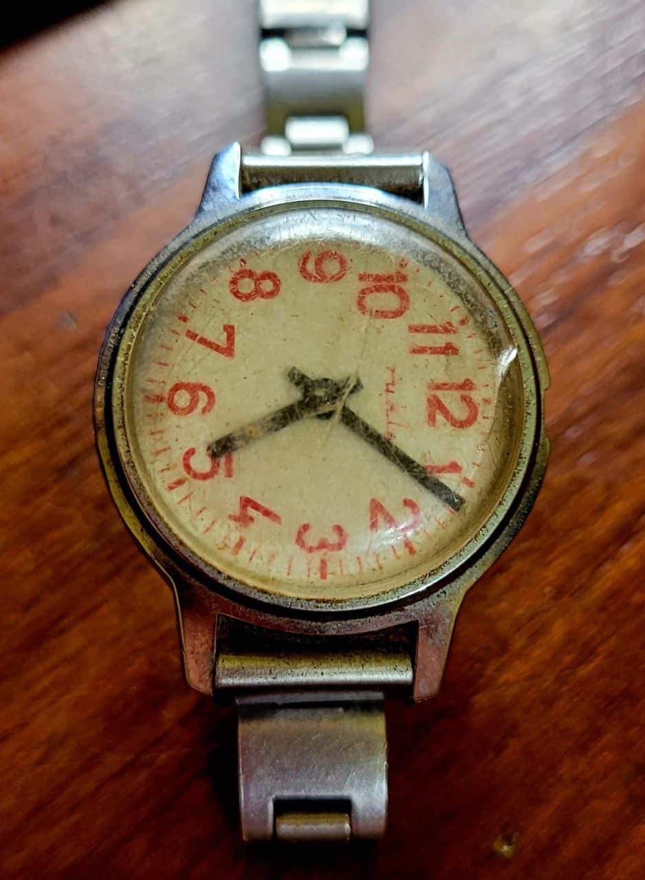 | Casa do Colecionador Relógio de Pulso Vintage com Pulseira Metálica - Antimagnetic