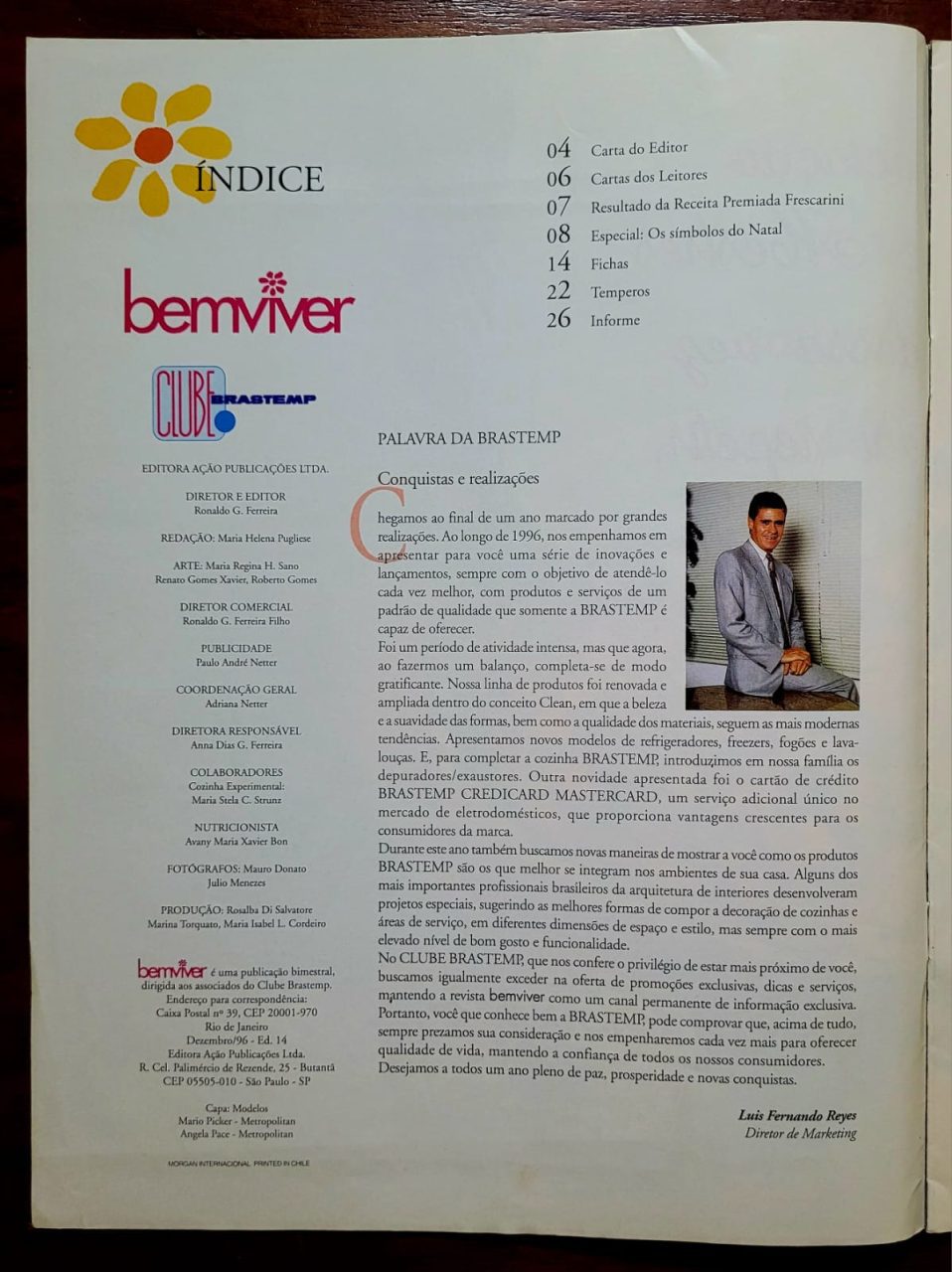 | Casa do Colecionador Revista Bem Viver Nº 14 (Dezembro 96)