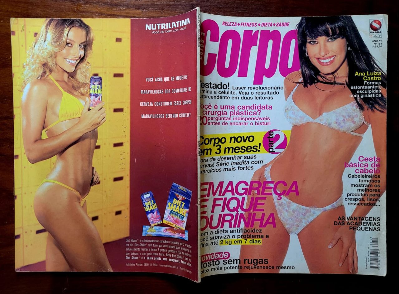 | Casa do Colecionador Revista Corpo a Corpo Nº 163 | Capa Ana Luiza Castro | Julho 2002
