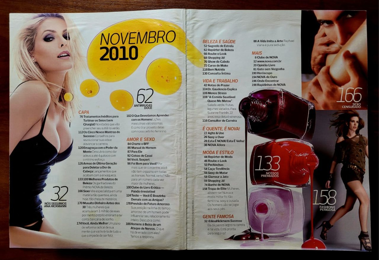| Casa do Colecionador Revista Nova Cosmopolitan | Edição Nº 446 - Ano 38 Nº 11 | Novembro de 2010