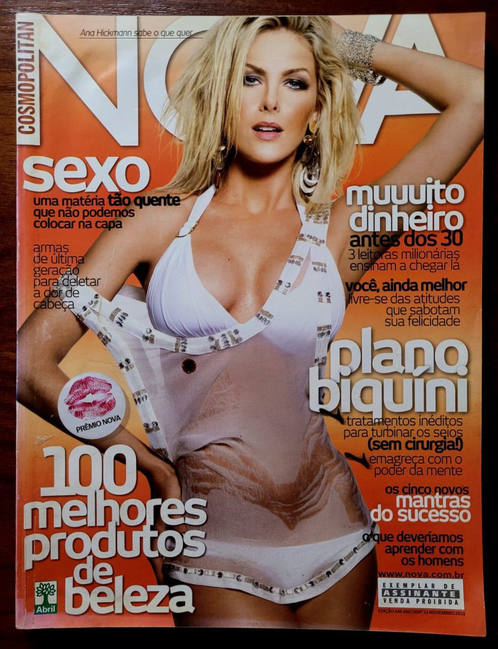 | Casa do Colecionador Revista Nova Cosmopolitan | Edição Nº 446 - Ano 38 Nº 11 | Novembro de 2010