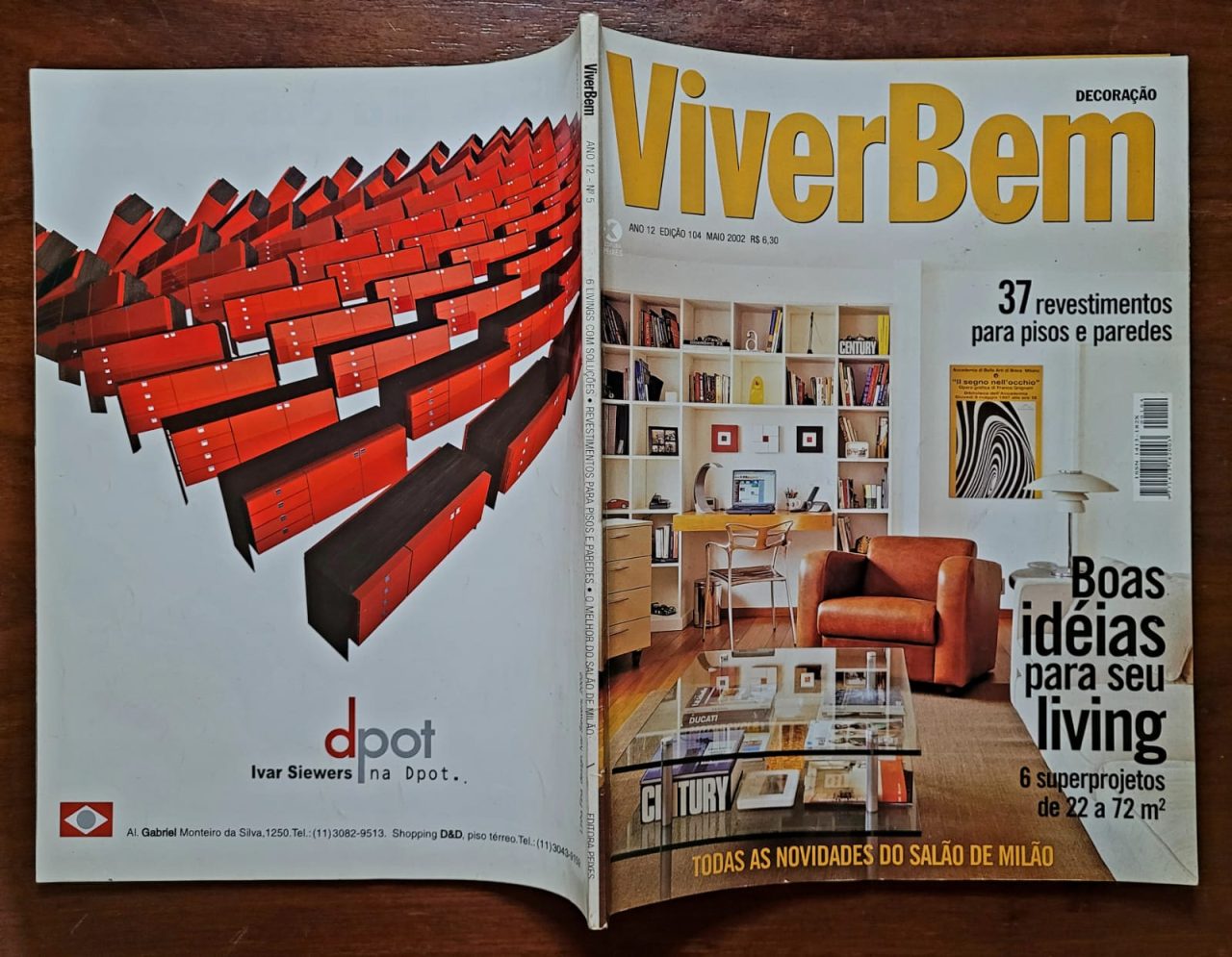 | Casa do Colecionador Revista Viver Bem Nº 104 - Edição de Maio de 2002