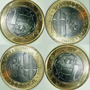 1 REAL BANCO CENTRAL 50 ANOS 2015 (COMEMORATIVA)