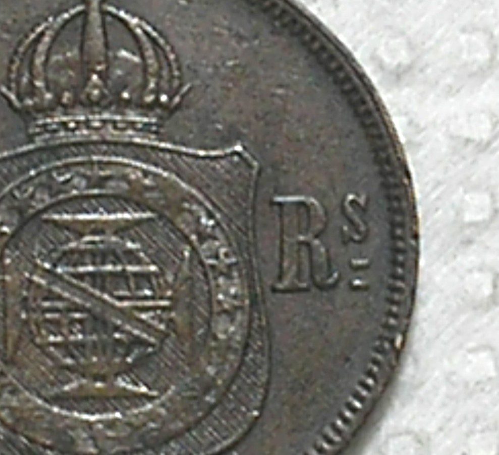 | Casa do Colecionador - 10 Réis - 1869 / * Rs Sem Ponto / Petrus II / Bronze / Mbc / box62