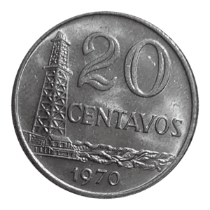 20 Centavos 1970 Sob/FC Sku 1650