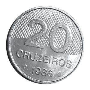 20 Cruzeiros 1986 FC Sku 1653