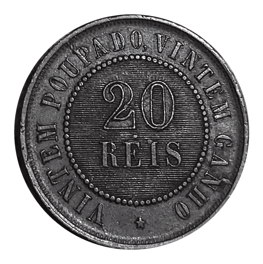 | Casa do Colecionador 20 Réis 1889 Sku 1654