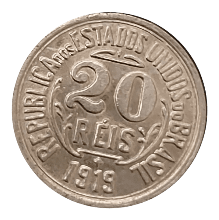 | Casa do Colecionador 20 Réis 1919 Sku 1609