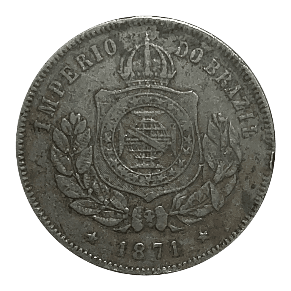 | Casa do Colecionador 200 Réis 1871 Sku 1641