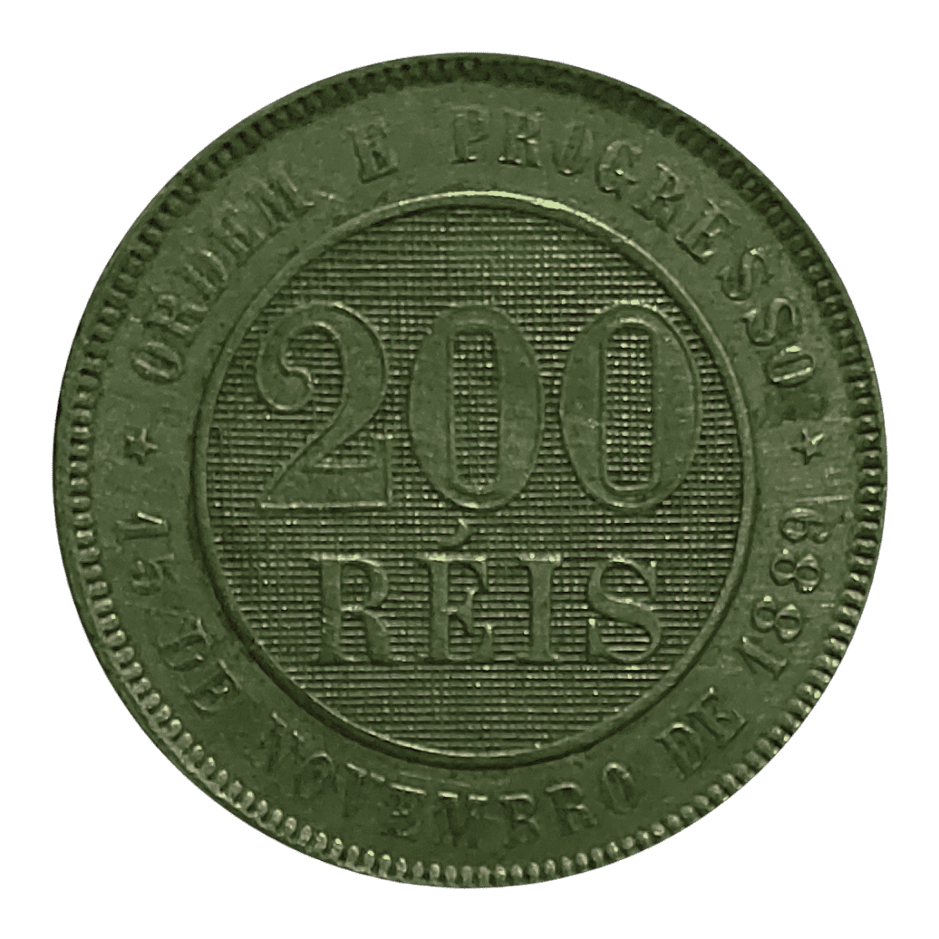 | Casa do Colecionador 200 Réis 1889 Sku 1631