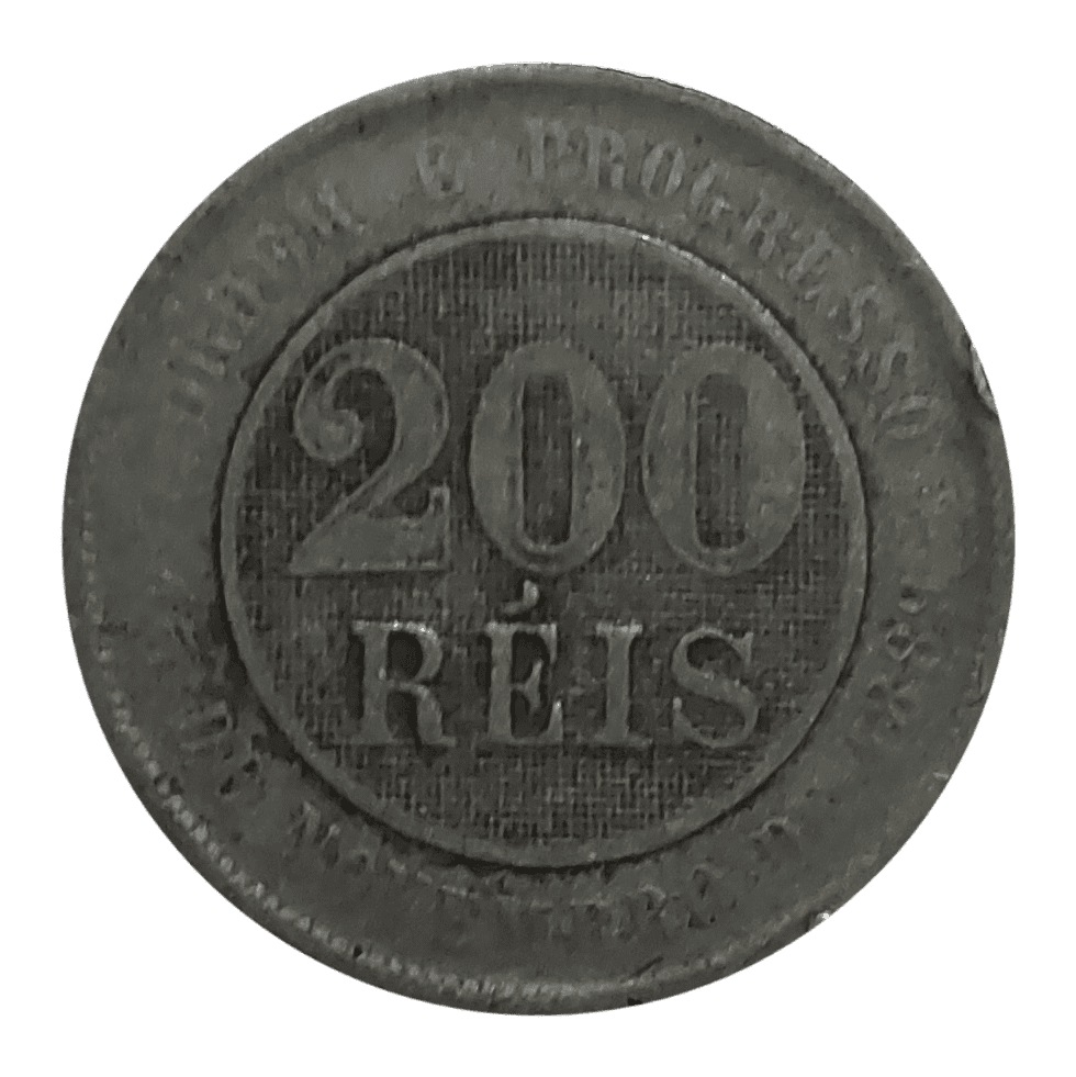| Casa do Colecionador 200 Réis 1897 Sku 1642