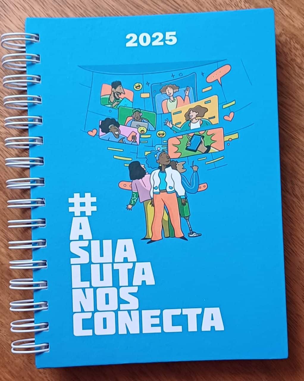 | Casa do Colecionador 5b2. Agenda 2025 Pactu Campo Mourão capa dura espiral.