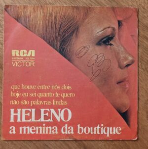 5b3. Só a capa do vinil compacto Heleno. Menina da boutique.