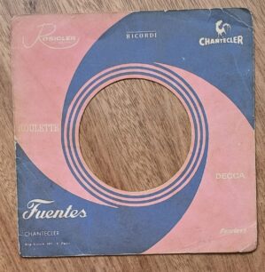 5b4 Capa De Vinil Compacto Generica Chantecler Ricordi Decca Fuentes
