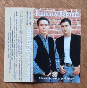 5b4. Capa para fita K7. Bianco & Baronni overdose de amor