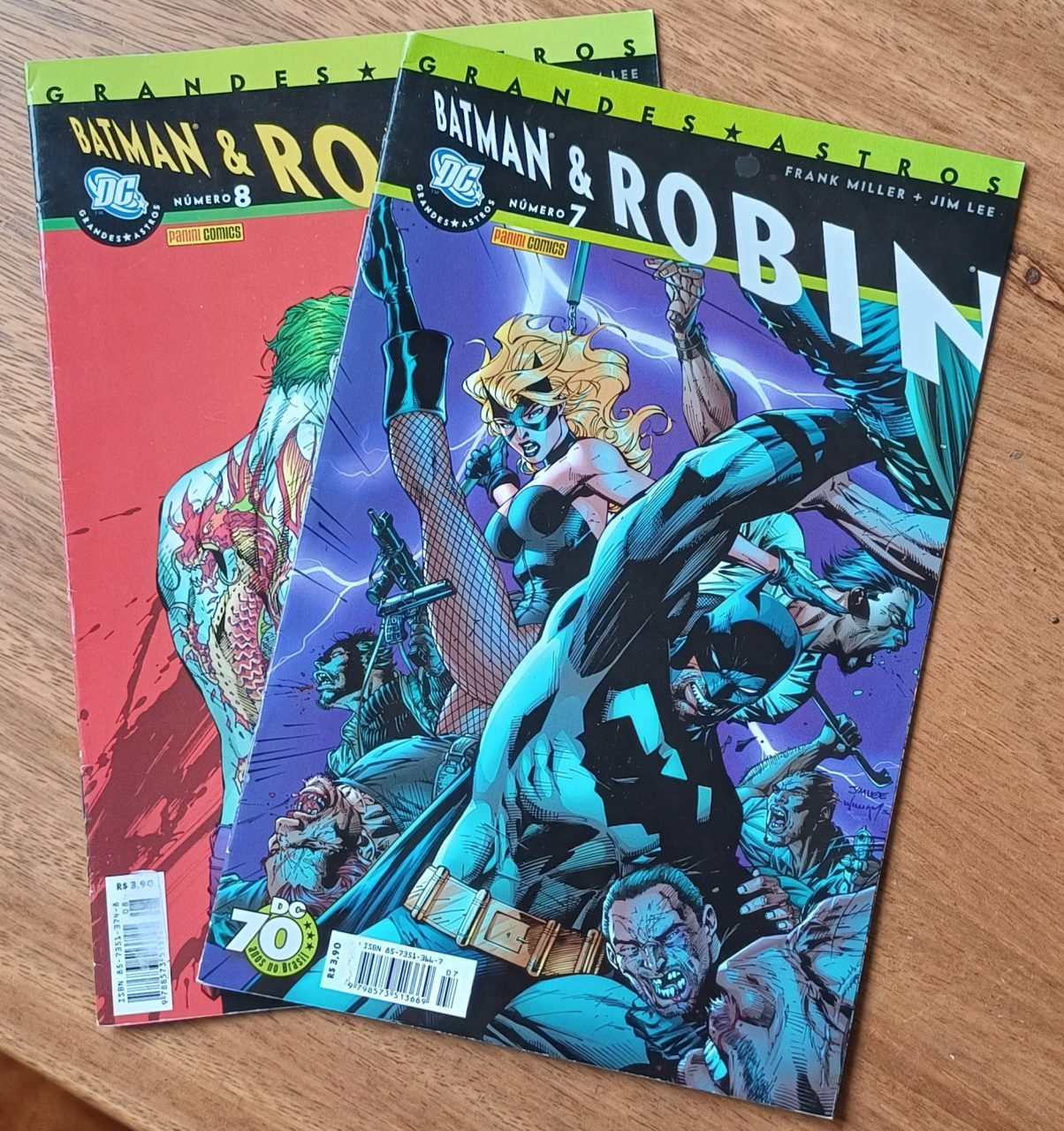 | Casa do Colecionador 5b4. Gibi Batman & Robin Grandes Astros. Frank Miller e Jim Lee.