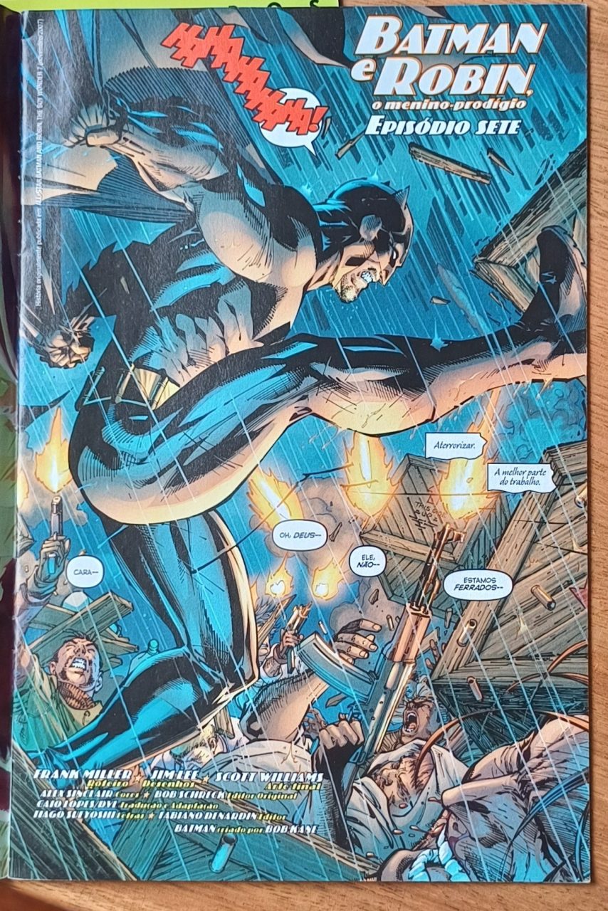 | Casa do Colecionador 5b4. Gibi Batman & Robin Grandes Astros. Frank Miller e Jim Lee.