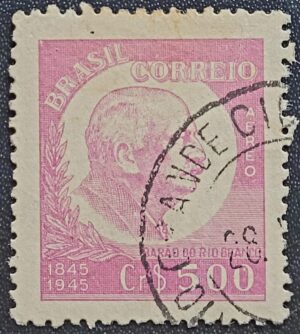 Aéreos - RHM A060 (Usado) Centenário do Nascimento do Barão do Rio Branco - 20/04/1945