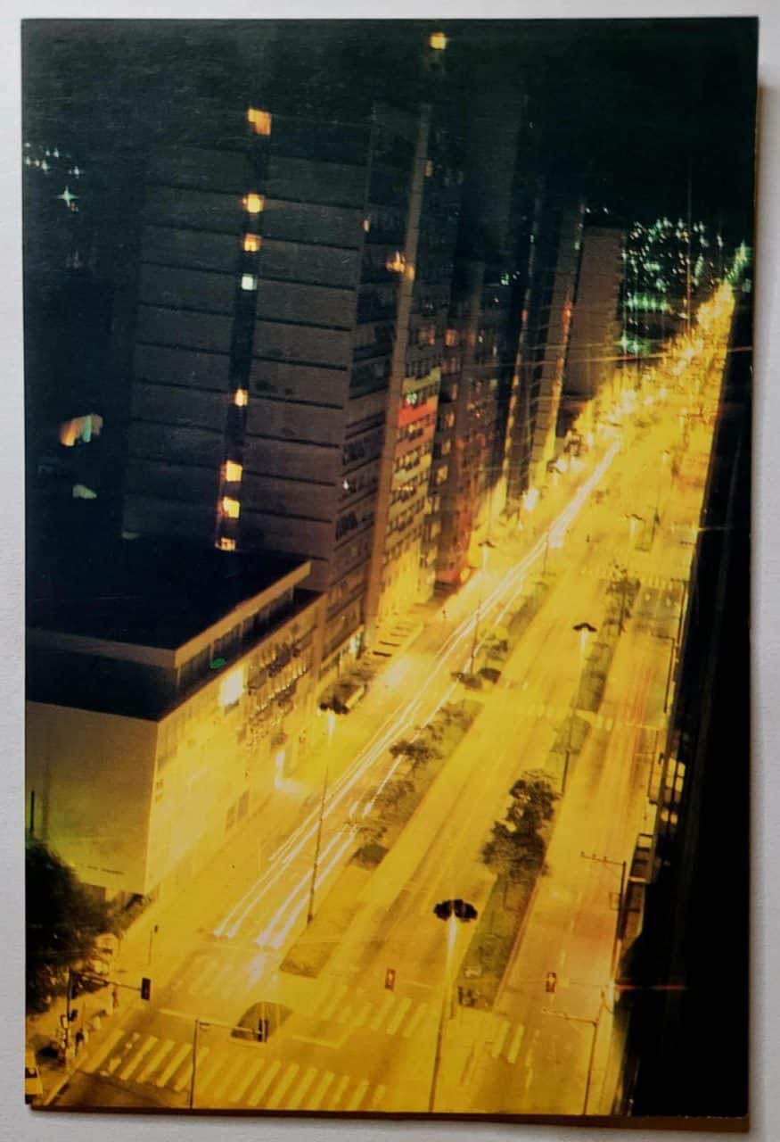 | Casa do Colecionador Cartão Postal - Minas Gerais (Juiz de Fora) Vista Noturna da Av. Rio Branco