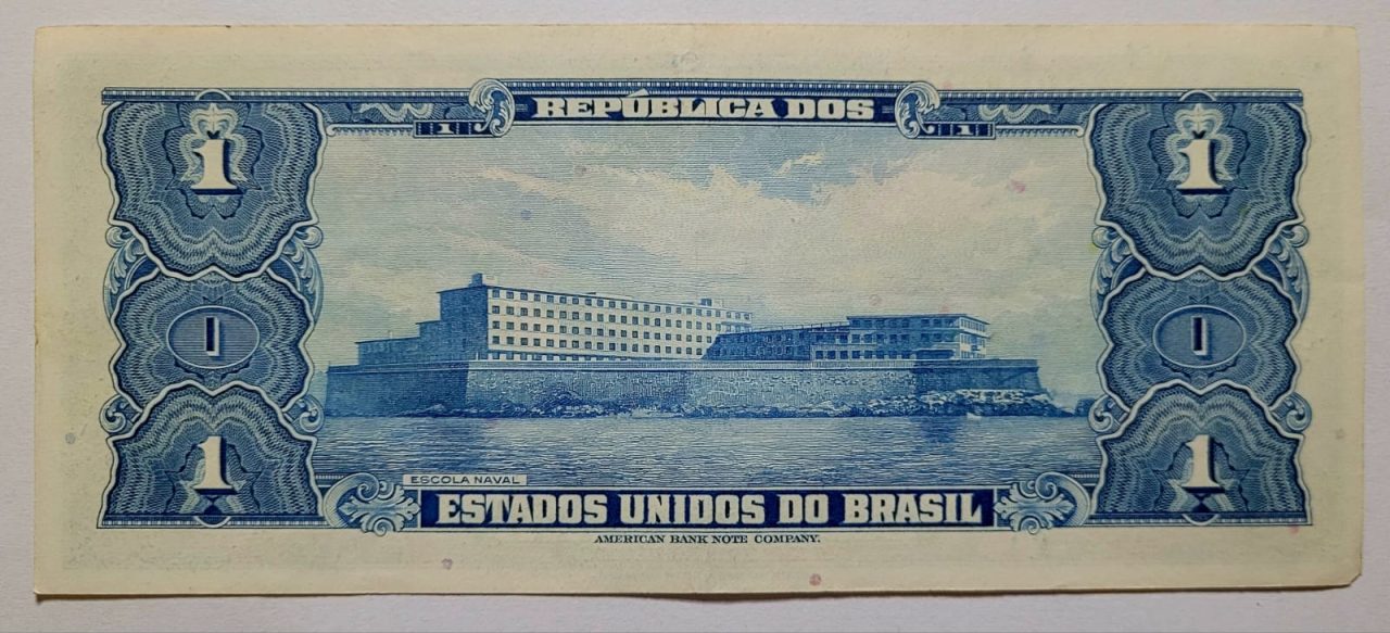 | Casa do Colecionador Cédula C011 - 1 (Um Cruzeiro) SOB (Ano 1955)