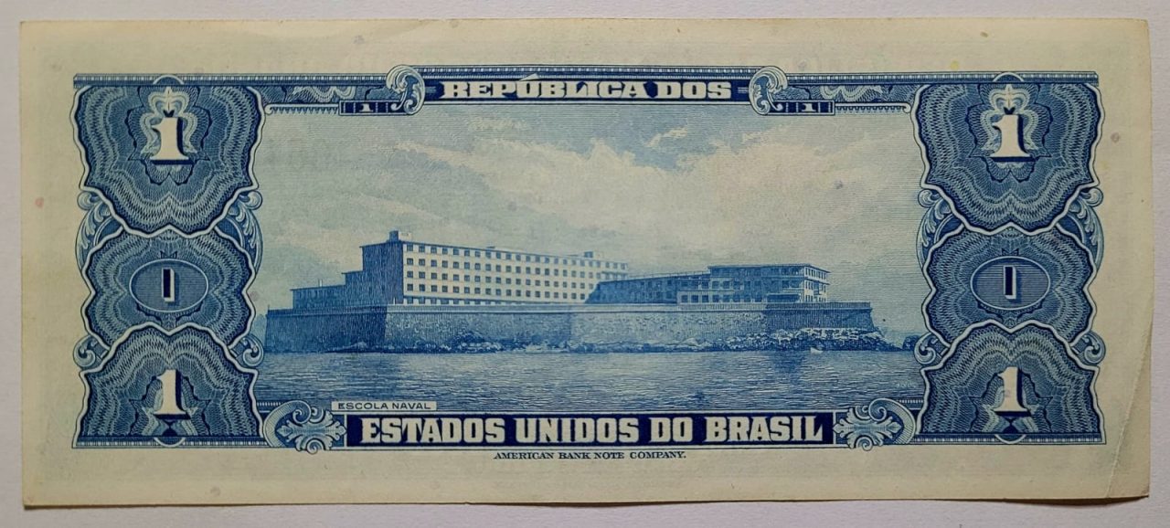 | Casa do Colecionador Cédula C011 - 1 (Um Cruzeiro) SOB/FE (Ano 1955)