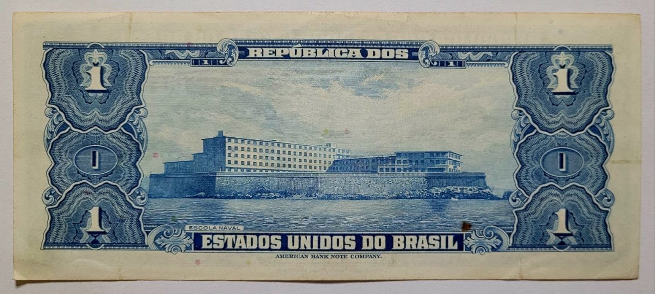 | Casa do Colecionador Cédula C011 - 1 (Um Cruzeiro) SOB/FE (Ano 1955)