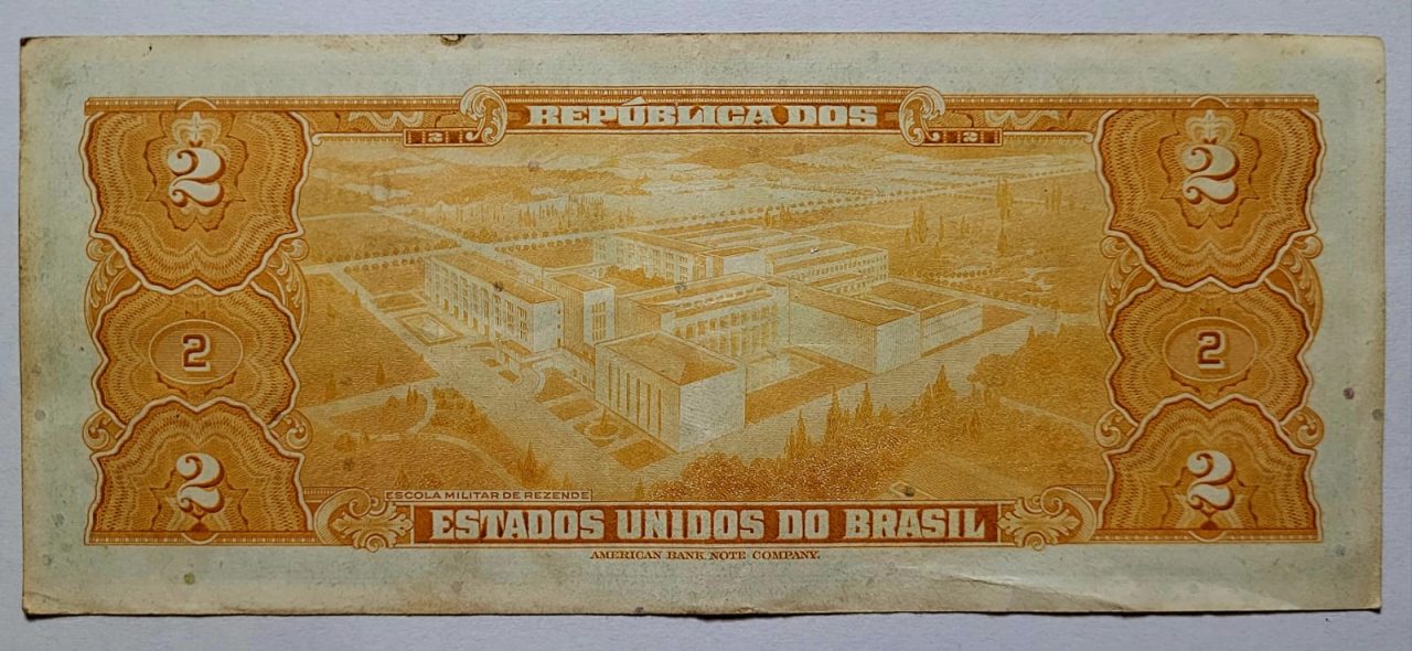 | Casa do Colecionador Cedula C015 2 Dois Cruzeiros Mbc Ano 1954 3